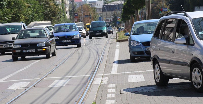 masini in trafic Botosani, Calea Nationala (1)