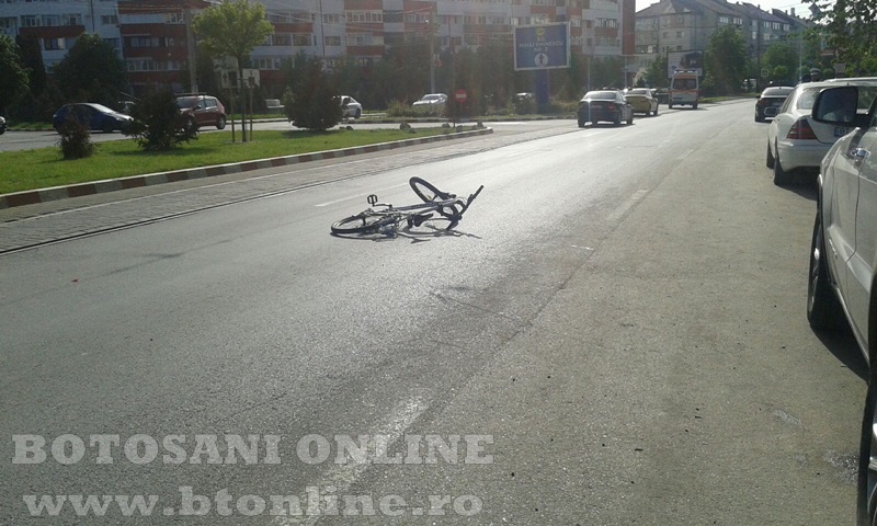 accident calea nationala botosani, biciclist (6)